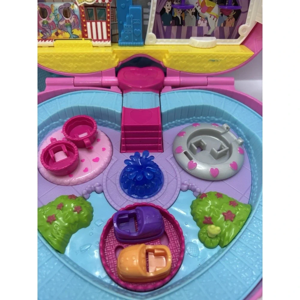 Polly Pocket Tiny‎ Is Mighty Theme Park Backpack Compact Playset Mattel 2019